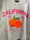 Sweatshirt California Print -Grace Fashion
