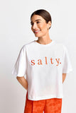 Boxy T-Shirt Salty Print -Rich&Royal